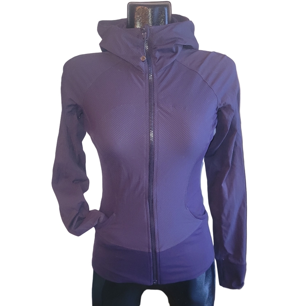 lululemon athletica Purple Hooded Zip Jacket